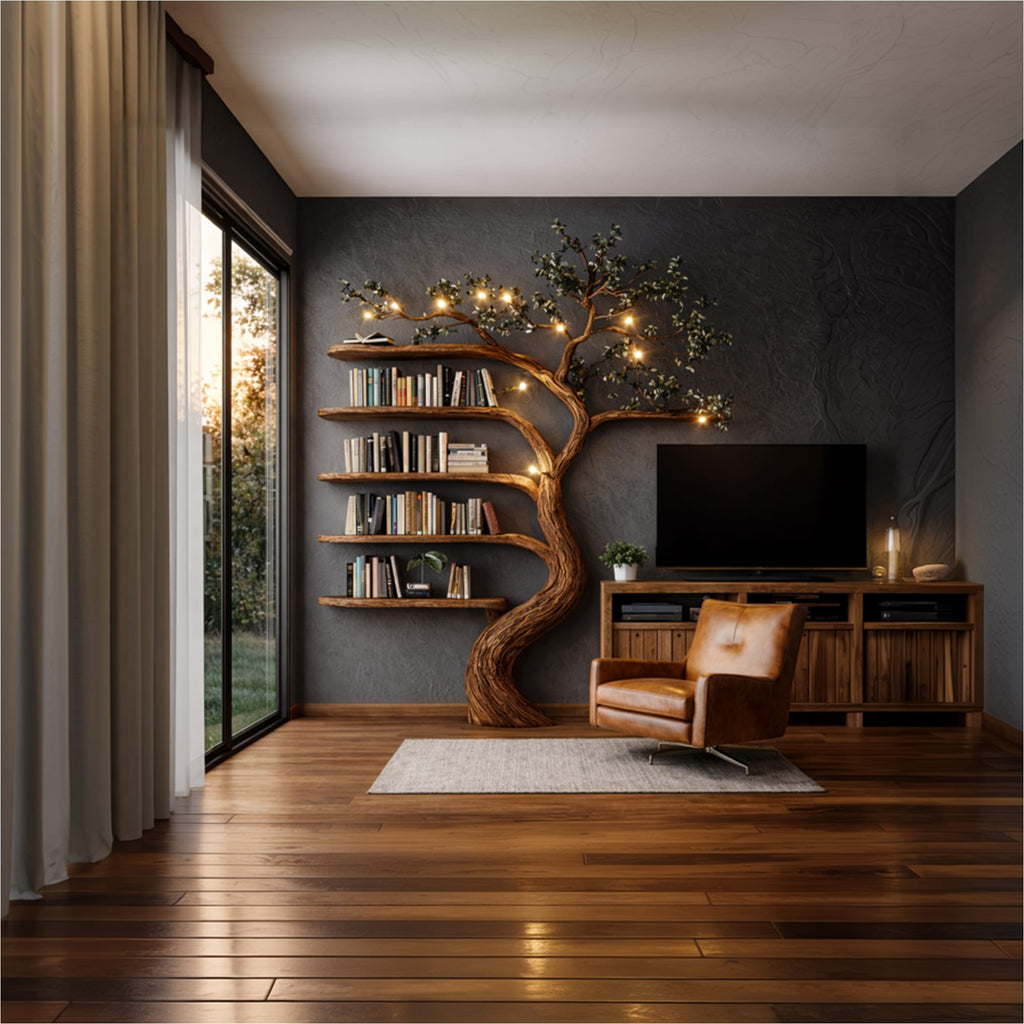Hand Storage Tree Bookshelf