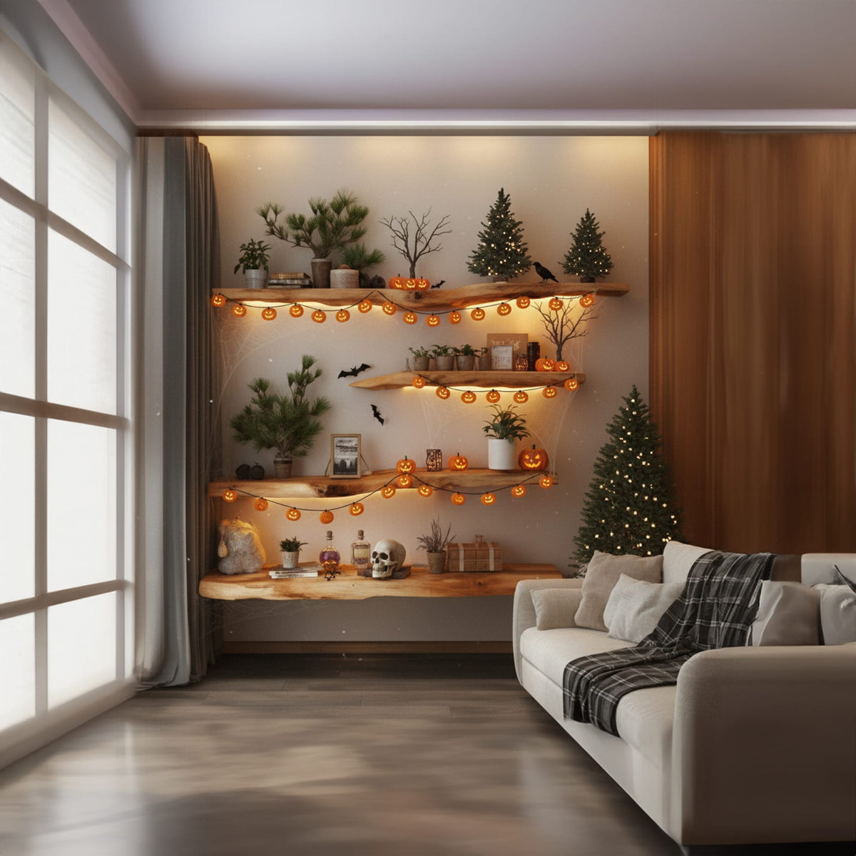 Floating Spooky Wall Shelf
