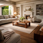Classic Contemporary Coffee Table Timeless Living Room Interior, solid wood, built to order