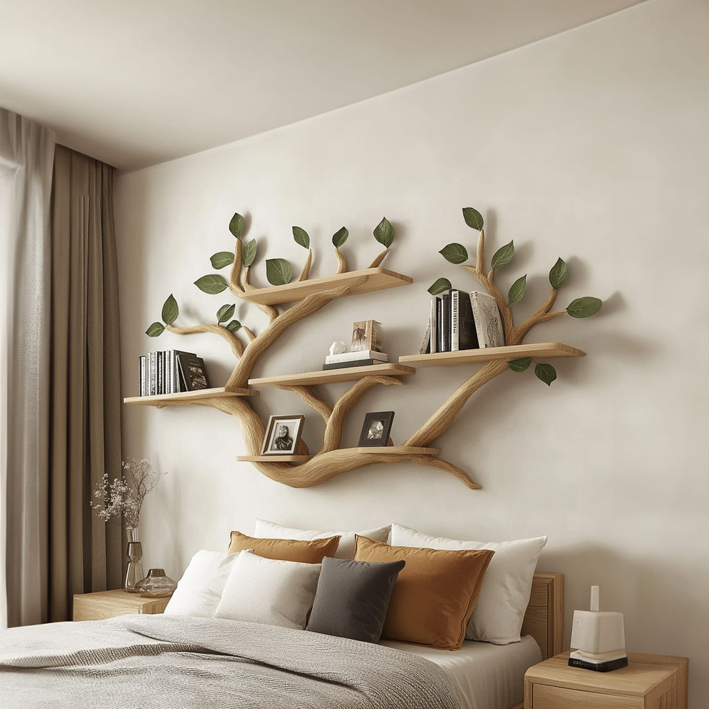Artistic Solid Floating Shelf