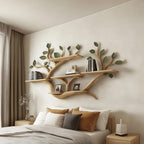 Artistic Solid Floating Shelf