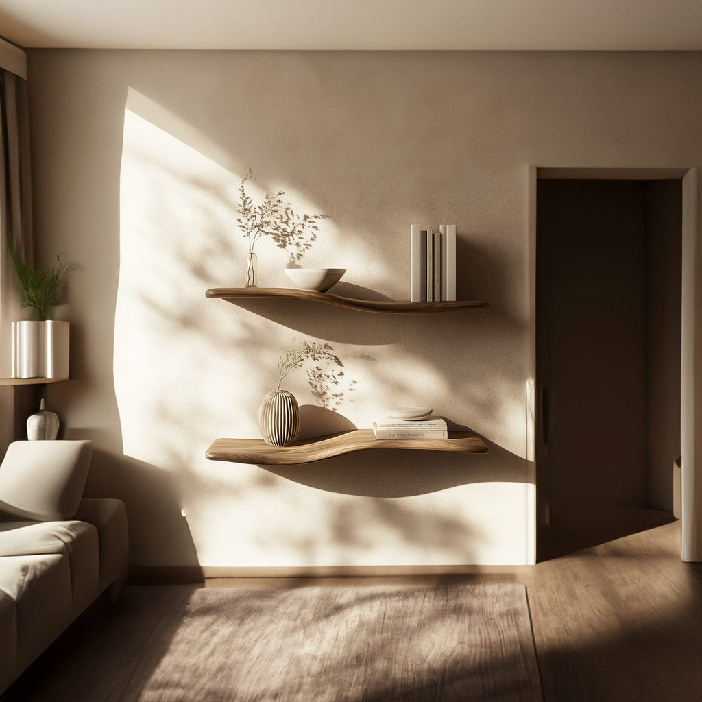 Curved Floating Shelf
