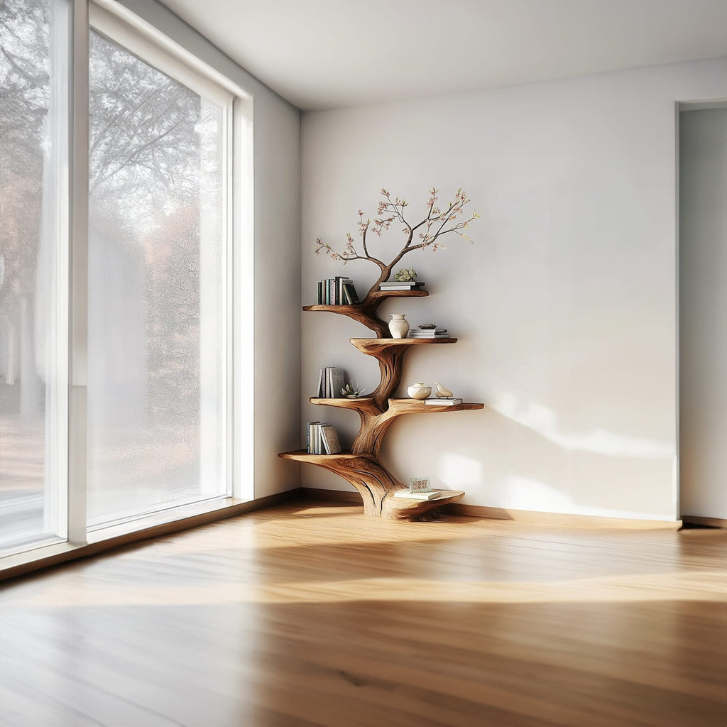 Tree Shaped Artistic Bookshelf