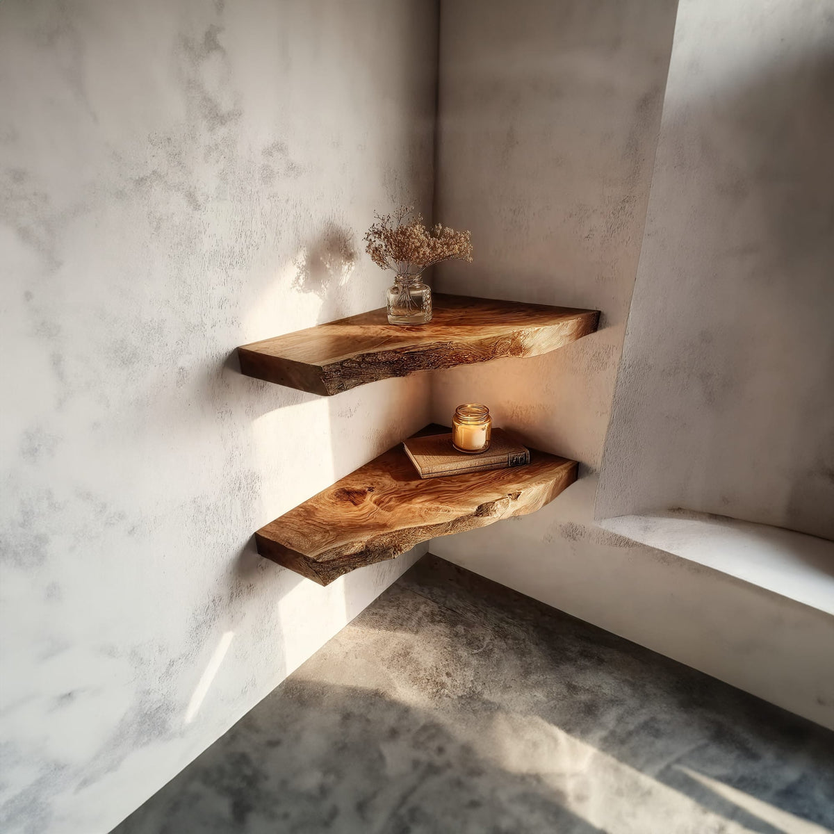 Floating Hanging Bookshelf