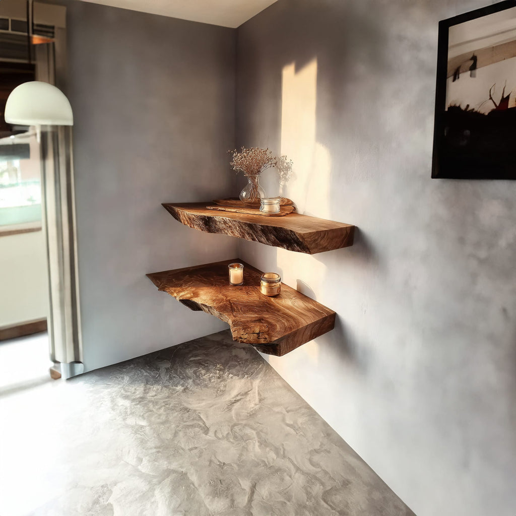 Live Edge Dining Bookshelf