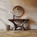 Shape Live Edge Console Table