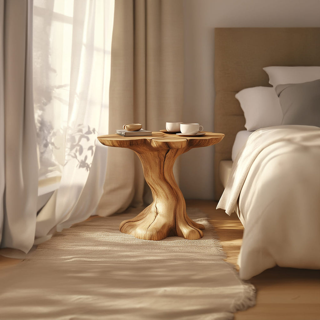 Sculptural Shaped Nightstand