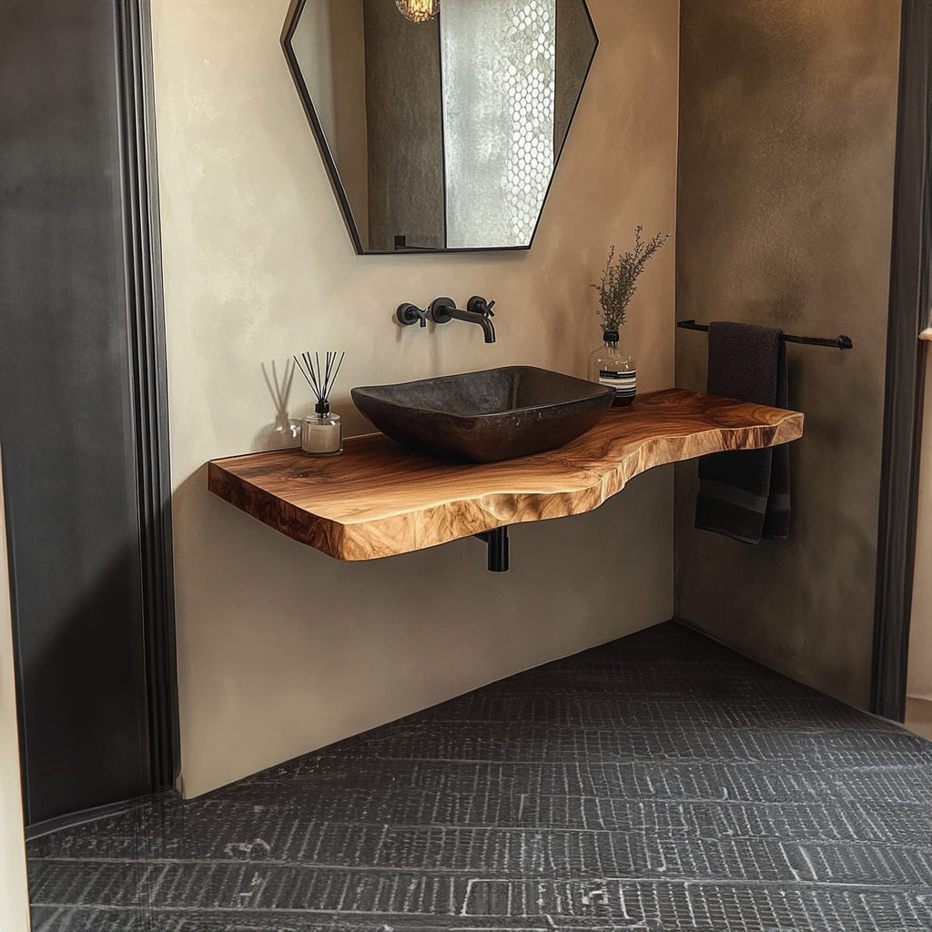 Mid Century Floating Mount Vanity