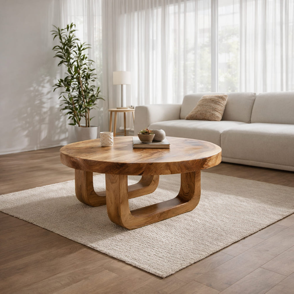 Round Minimal Coffee Table