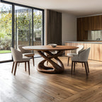 Round Sculptural Dining Table