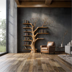 Solid Signature Tree Bookshelf