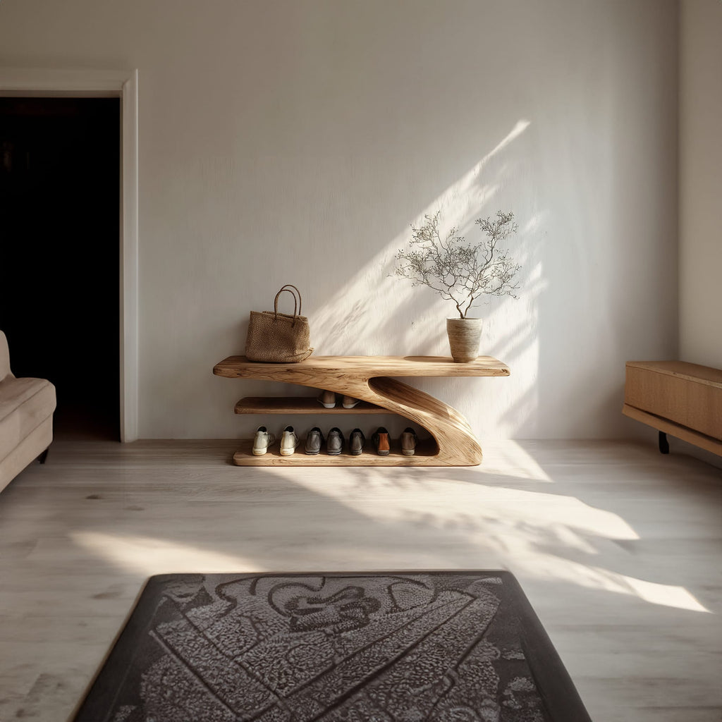 Solid Shoe Bench