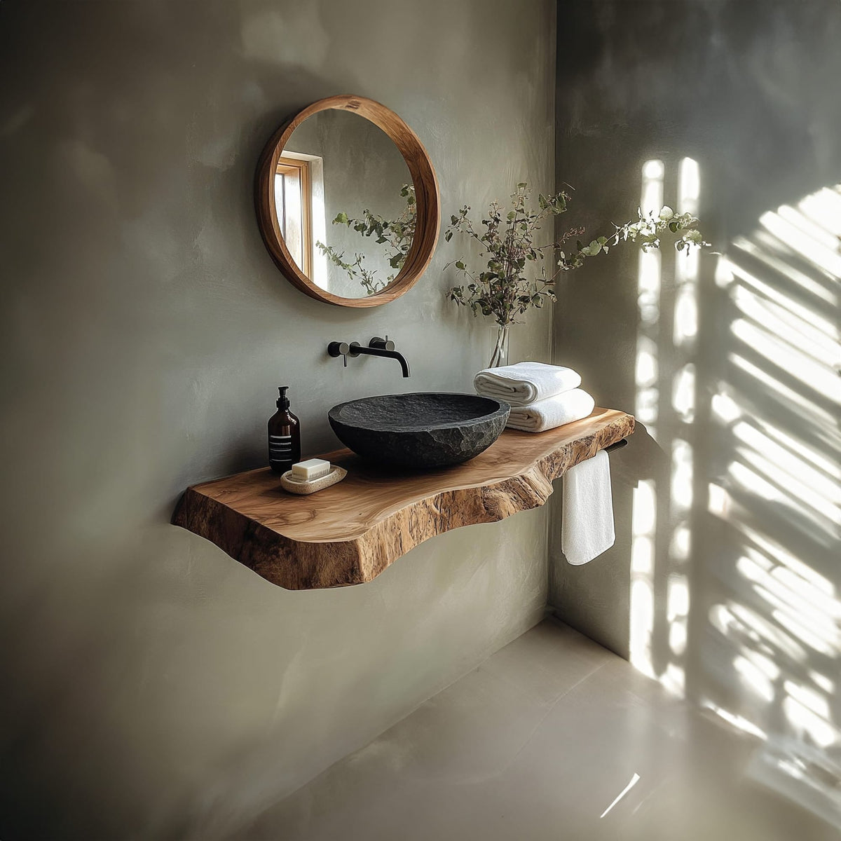 Floating Bathroom Solid Vanity