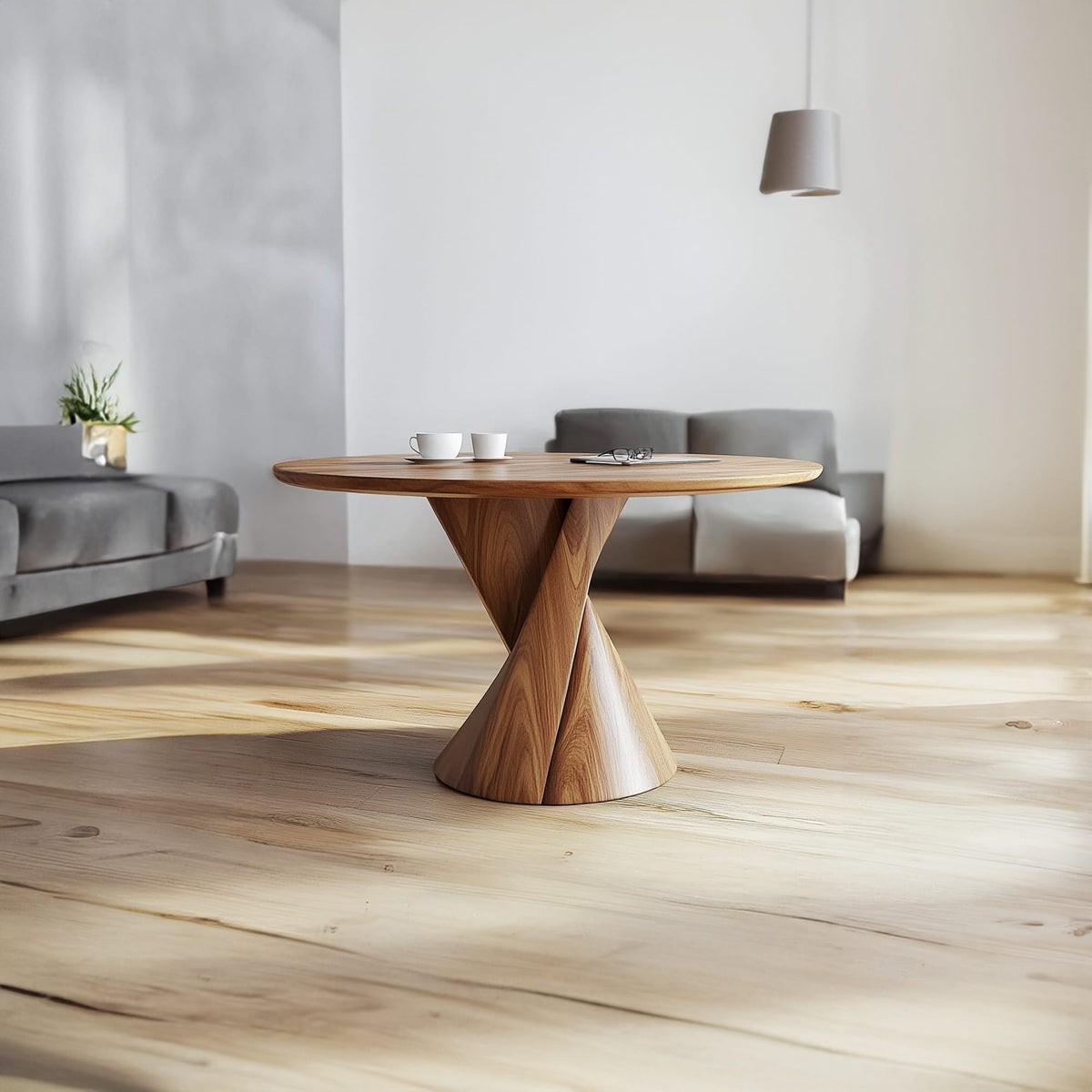 Mid Century Sculptural Centerpiece Coffee Table