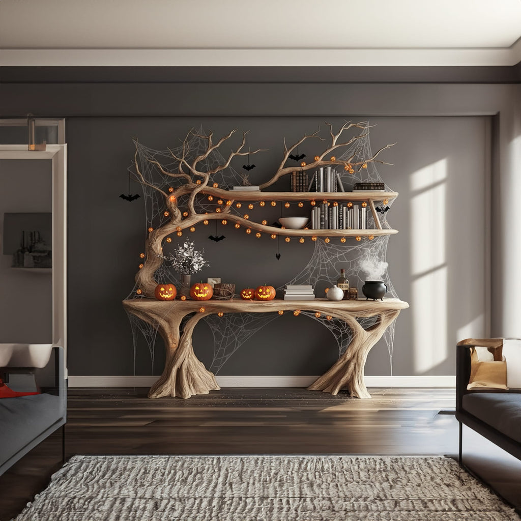 Spooky Mid Century Console Table
