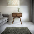 Sculptural Geometric Side Table