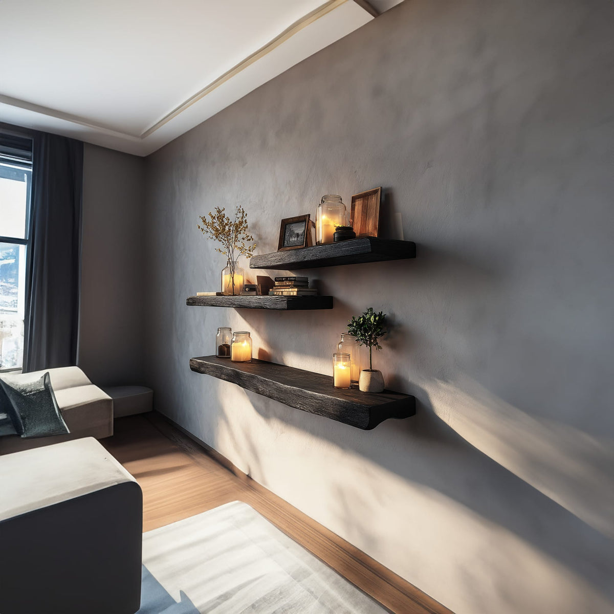 Mood Light Floating Shelf