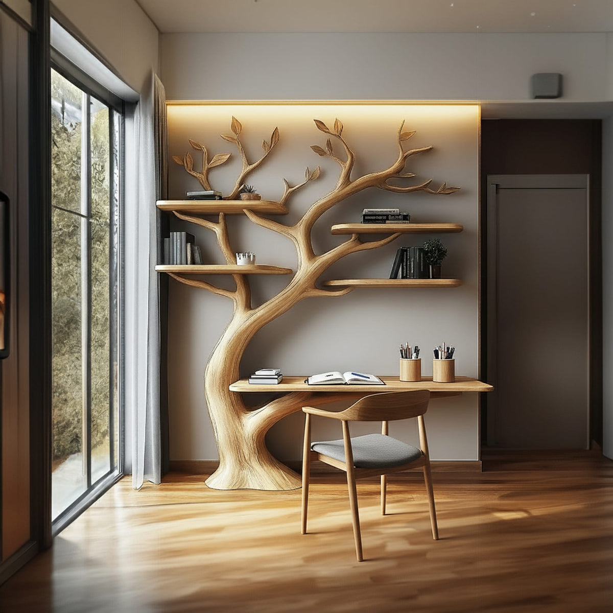 Solid Study Desk