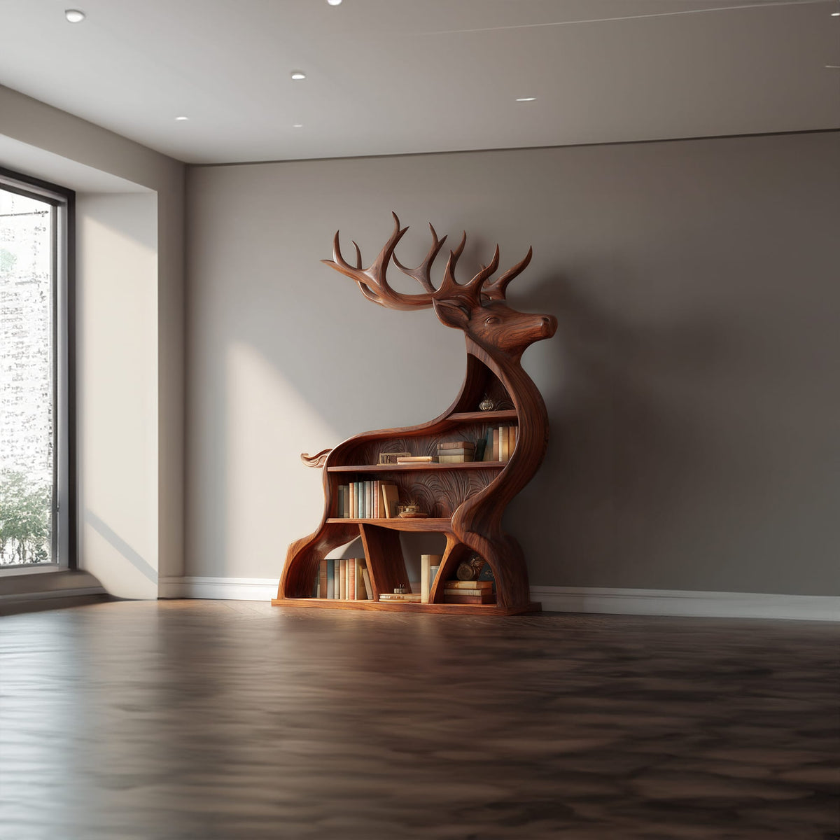Deer Themed Bookshelf