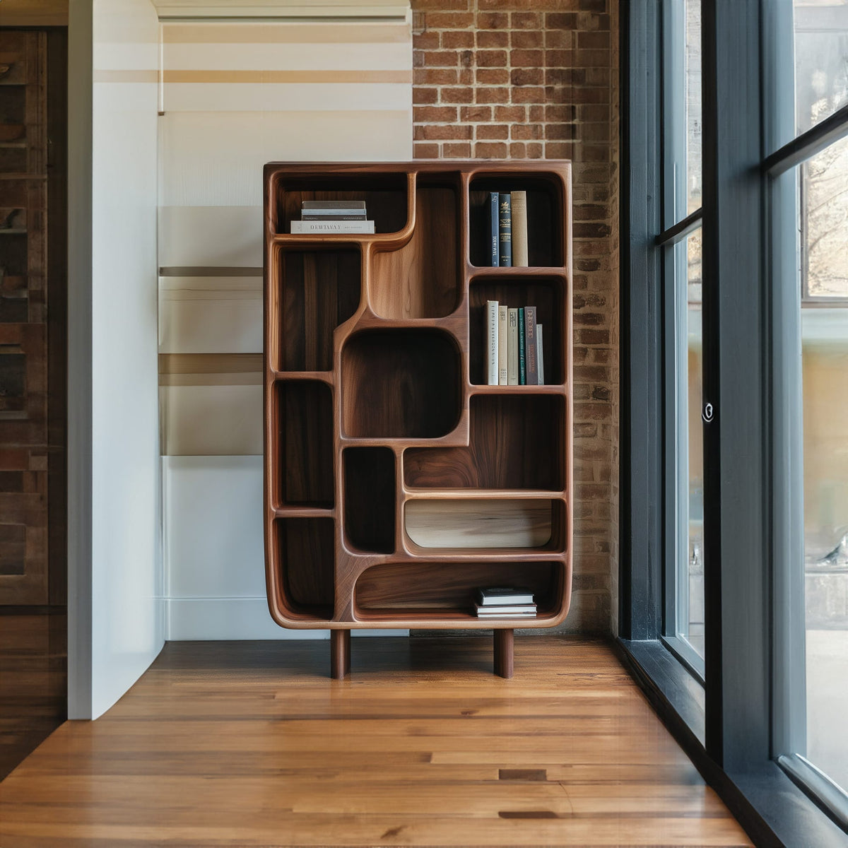 Mid Century Organic Unit Bookshelf