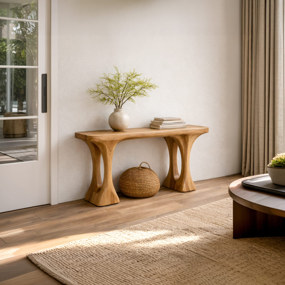 Organic Minimal Console Table