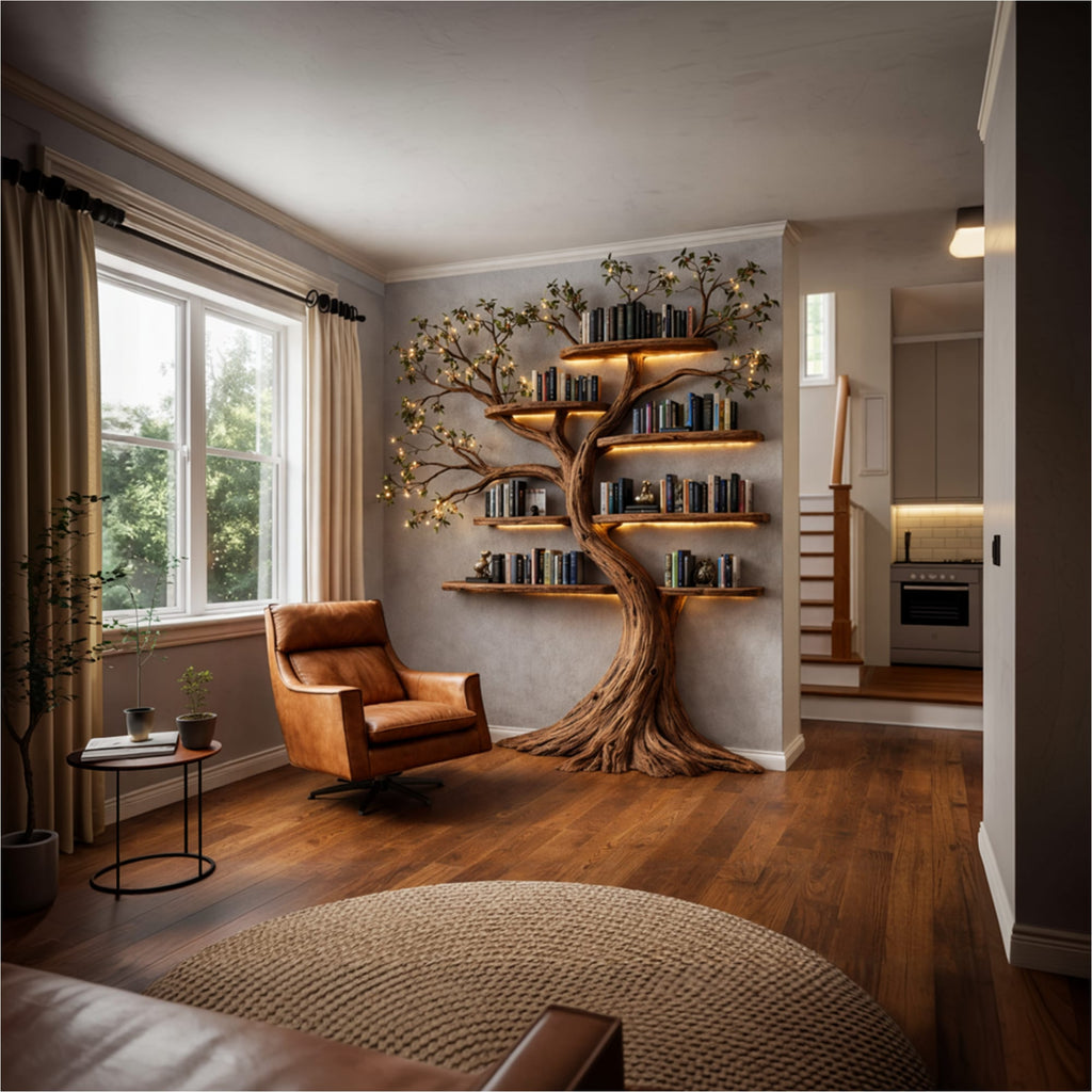 Artisan Floating Tree Bookshelf