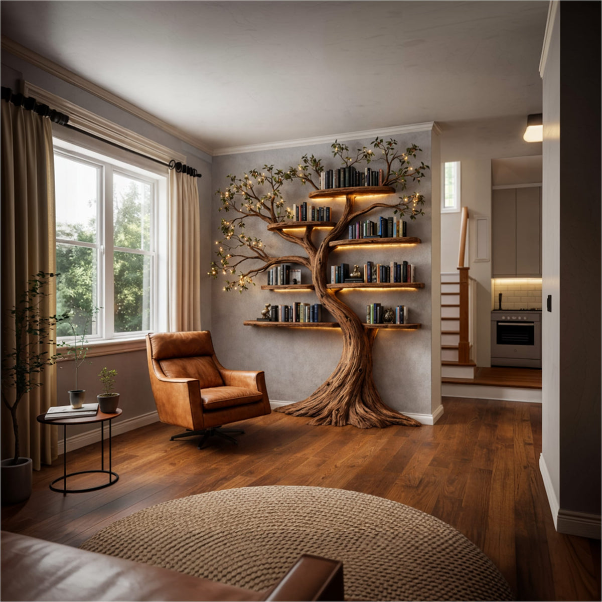 Artisan Floating Tree Bookshelf