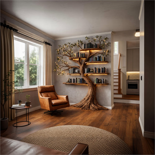 Artisan Floating Tree Bookshelf