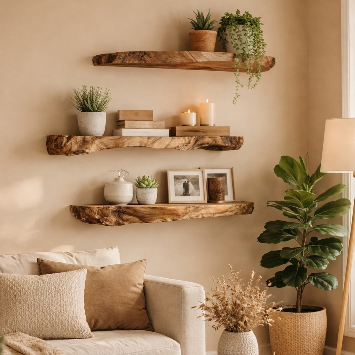 Floating Ledges Wall Shelf
