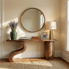 Wave Back Console Table