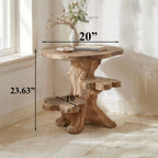 Solid Live Edge Accent Coffee Table