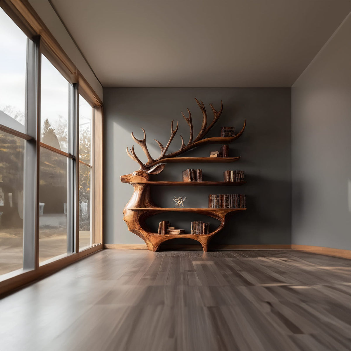 Deer Shaped Wall Shelf