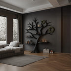 Dark Storage Tree Bookshelf