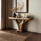 Rustic Console Table Accent Entryway Or Living Room, solid wood, built to order