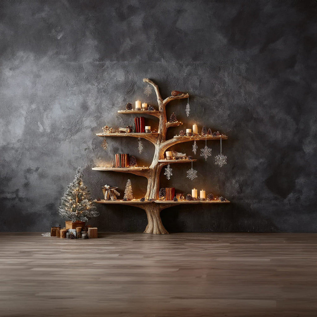 Winter Tree Bookshelf