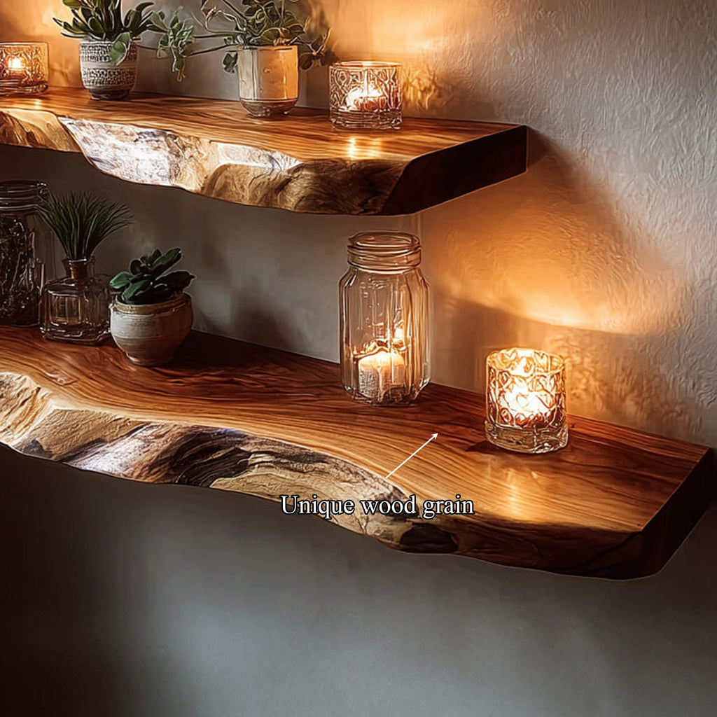 Candle Display Floating Shelf