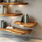 Live Edge Wall Shelf