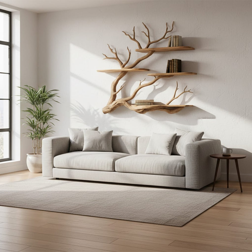 Nature Floating Bookshelf
