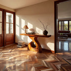 Solid Root Console Table