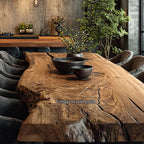 Live Edge Contemporary Dining Table