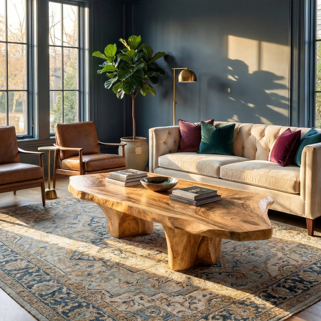 Sculptural Solid Coffee Table
