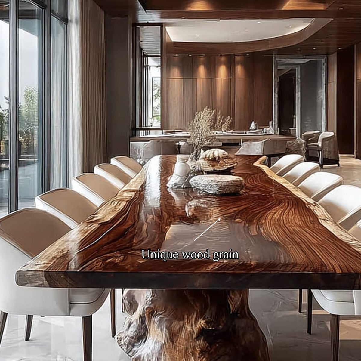 Live Edge Conference Side Table
