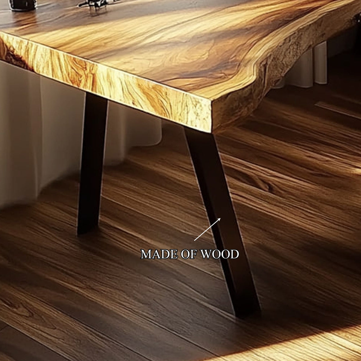 Live Edge Modern Desk