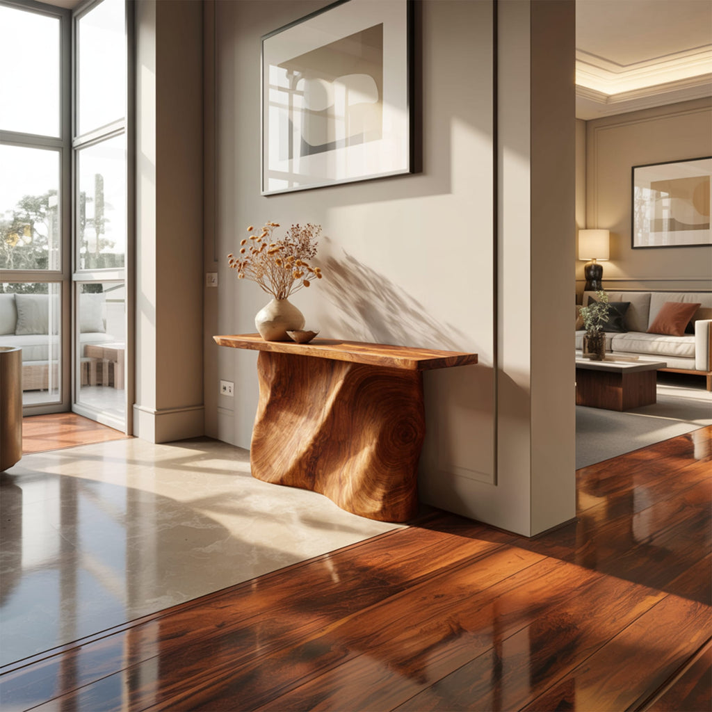 Foyer Live Edge Console Table