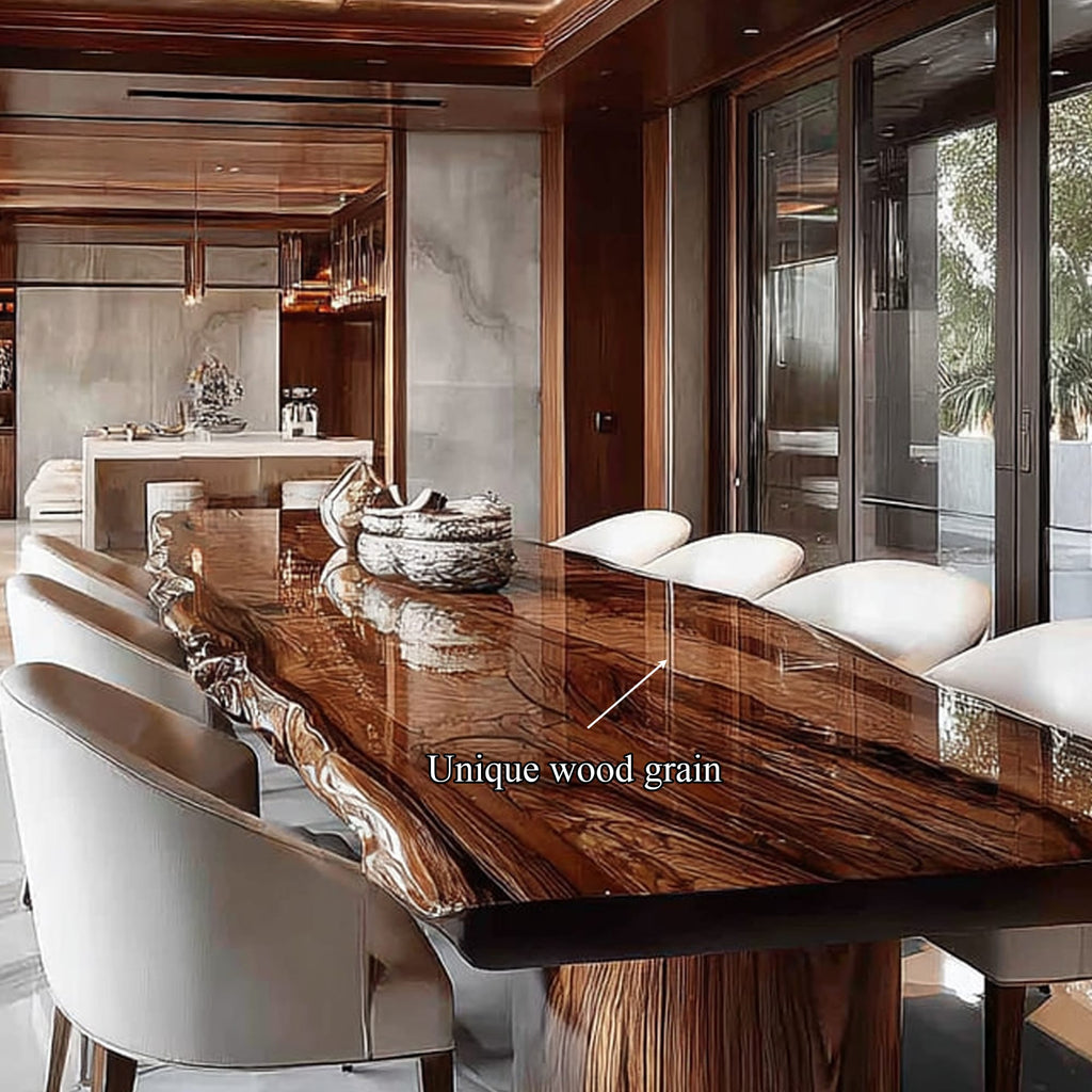 Live Edge Restaurant Dining Table