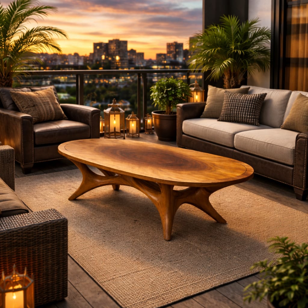 Refined Abstract Coffee Table