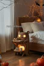Solid Storage Nightstand