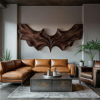 Abstract Hand-carved Wall Art