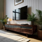 Live Edge Slab TV Cabinet