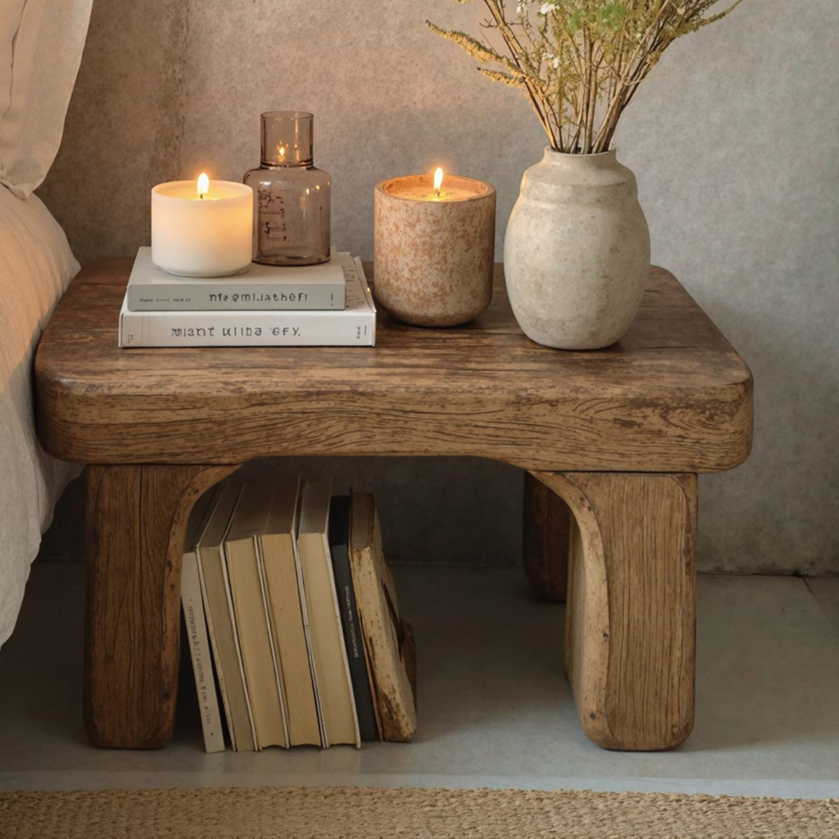 Handcrafted Nightstand, solid wood, built to order